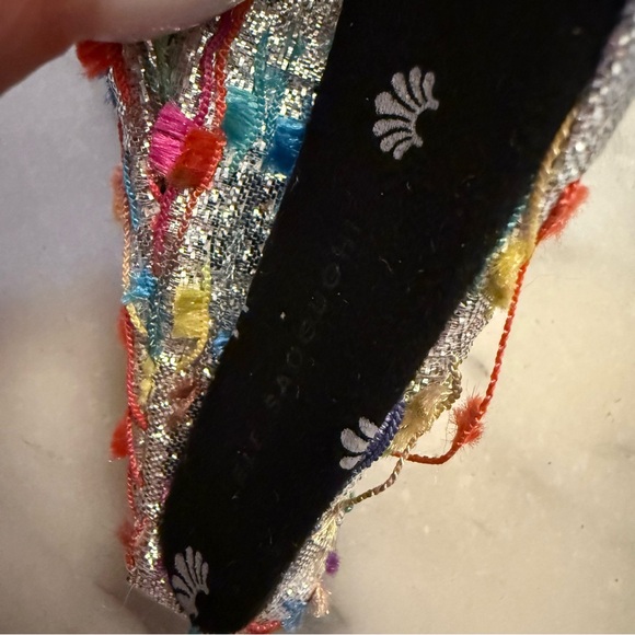 Lele Sadoughi Metallic multicolored knotted Headband - Picture 4 of 5